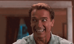 Arnold Schwarzenegger Laughing GIF