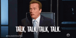  Arnold Schwarzenegger Talking GIF