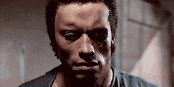 Arnold Schwarzenegger Terminator Eyes GIF