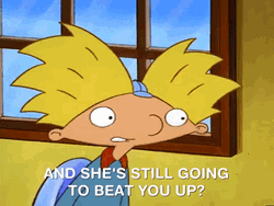 Arnold Still Going To Beat You Up GIF