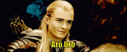 Aro Bro Legolas GIF