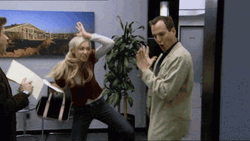 Arrested Development Gob Bluth Office Dance GIF