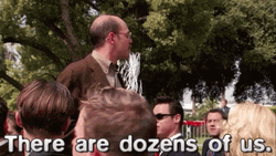 Arrested Development Tobias Funke Shouting Dozens GIF