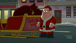 Arresting Santa Claus Animation GIF