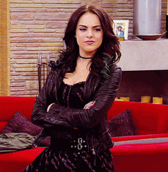 Arrogant Looking Victorious Elizabeth Gillies GIF