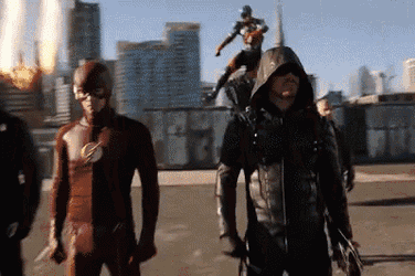 Arrow Supergirl GIF