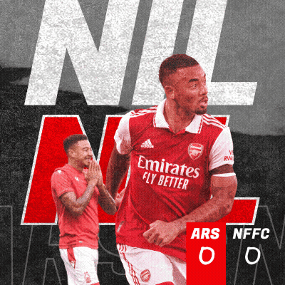 Arsenal F.C. Vs. Nottingham Forest F.C. First Half GIF