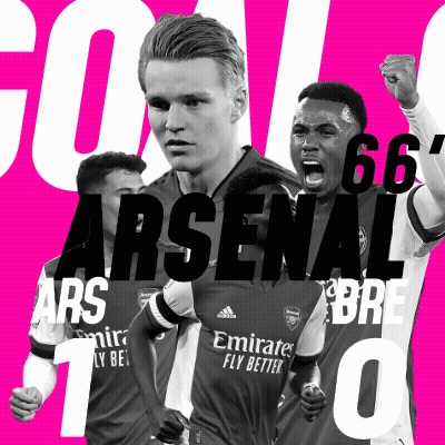 Arsenal Soccer Team Poster With Number 10 GIF