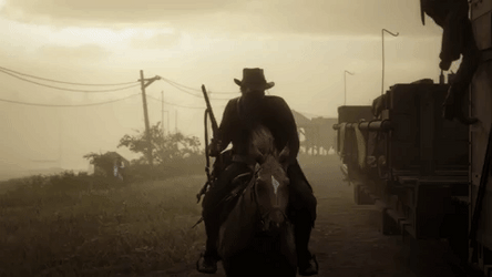Arthur Morgan Escaped Rdr2 GIF