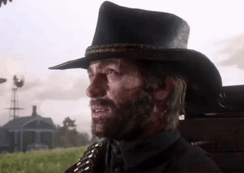 Arthur Morgan Head Nod GIF