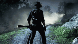 Arthur Morgan On Railroad GIF