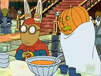 Arthur Read Talking Pumpkin Man GIF