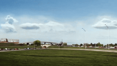 Artist Impression of Highway With Bridge
