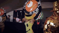Artistic Clockwork Orange Club Logo GIF