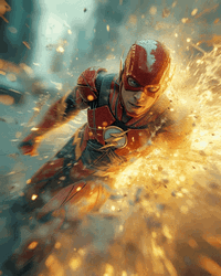 Artistic Flash Yellow Lightning GIF