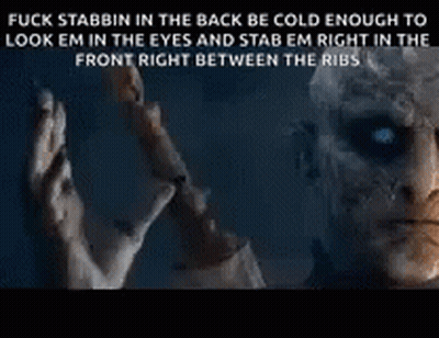 Arya Not Today Night King GIF