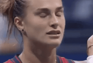 Aryna Sabalenka Slapping Face GIF