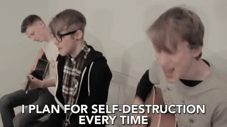 As It Is Band Sing Self Destruct Song GIF