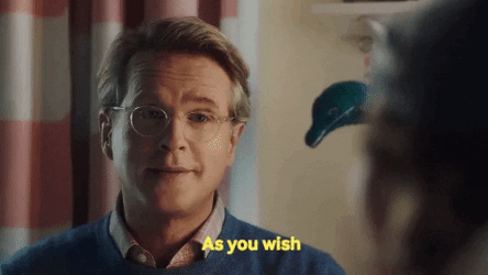 As You Wish Cary Elwes Nodding GIF