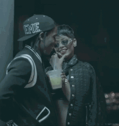 Asap Rocky Drinking GIF