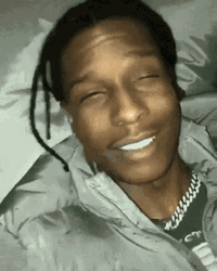 Asap Rocky Lip Bite GIF