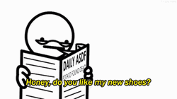 Asdfmovie Reading A News Paper GIF