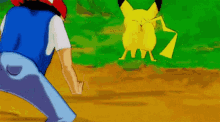 Ash And Pikachu Twerking Together GIF