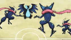 Ash Greninja Double Team GIF