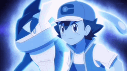 Ash Greninja Glowing GIF