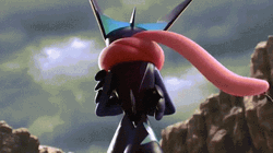 Ash Greninja Make A Splash GIF