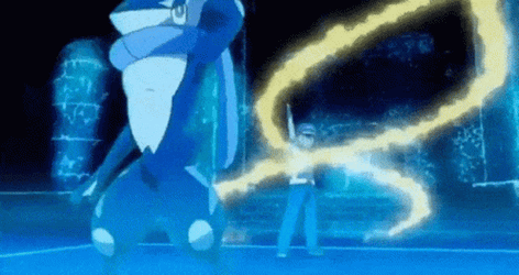 Ash Greninja Perfect Synchro GIF