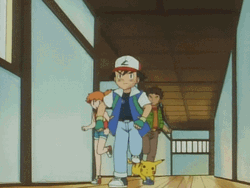 Ash Ketchum Electrocuted In Trap GIF