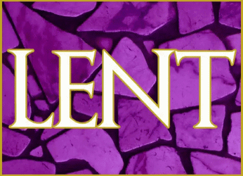 Ash Wednesday Violet Wall Background GIF