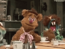 Ashamed Fozzie Bear Face Palm GIF