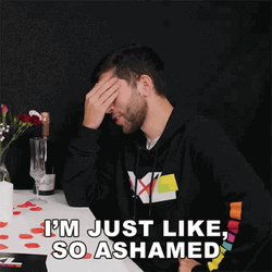 Ashamed Uncomfortable Man GIF