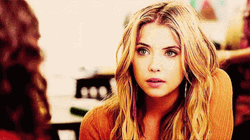 Ashley Benson Stare Lip Bite GIF