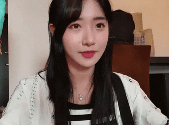 Asian Girl Air Quotes GIF