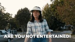Asian Girl Are You Not Entertained GIF