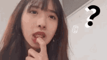 Asian Girl Confused Question Mark GIF