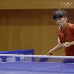 Asian Girl Ping Pong GIF
