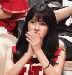 Asian Korean Girl Thumbs Up