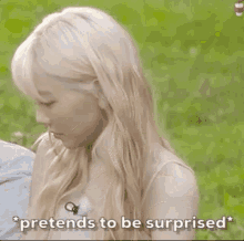 Asian Lady Fair Skin Pretends To Be Shocked GIF