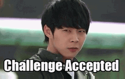 Asian Man Challenge Accepted GIF