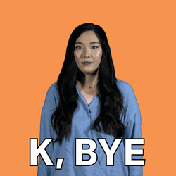 Asian Woman Waving K Bye GIF