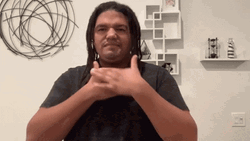 Asl Man With Dreadlocks GIF