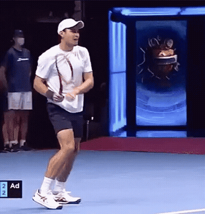 Aslan Karatsev Racquet Smash GIF