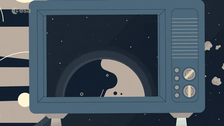 Asteroid Animation Video GIF