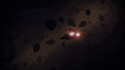 Asteroid Light Floating GIF