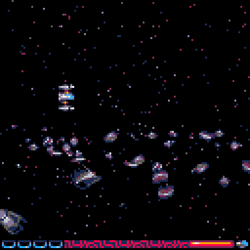 Asteroid Rocket Ship Game GIF