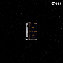 Asteroid Satellite Expands GIF